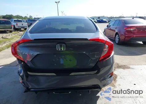 2020 Honda Civic Sport z USA, uszkodzony, nr VIN 2HGFC2F89LH542662